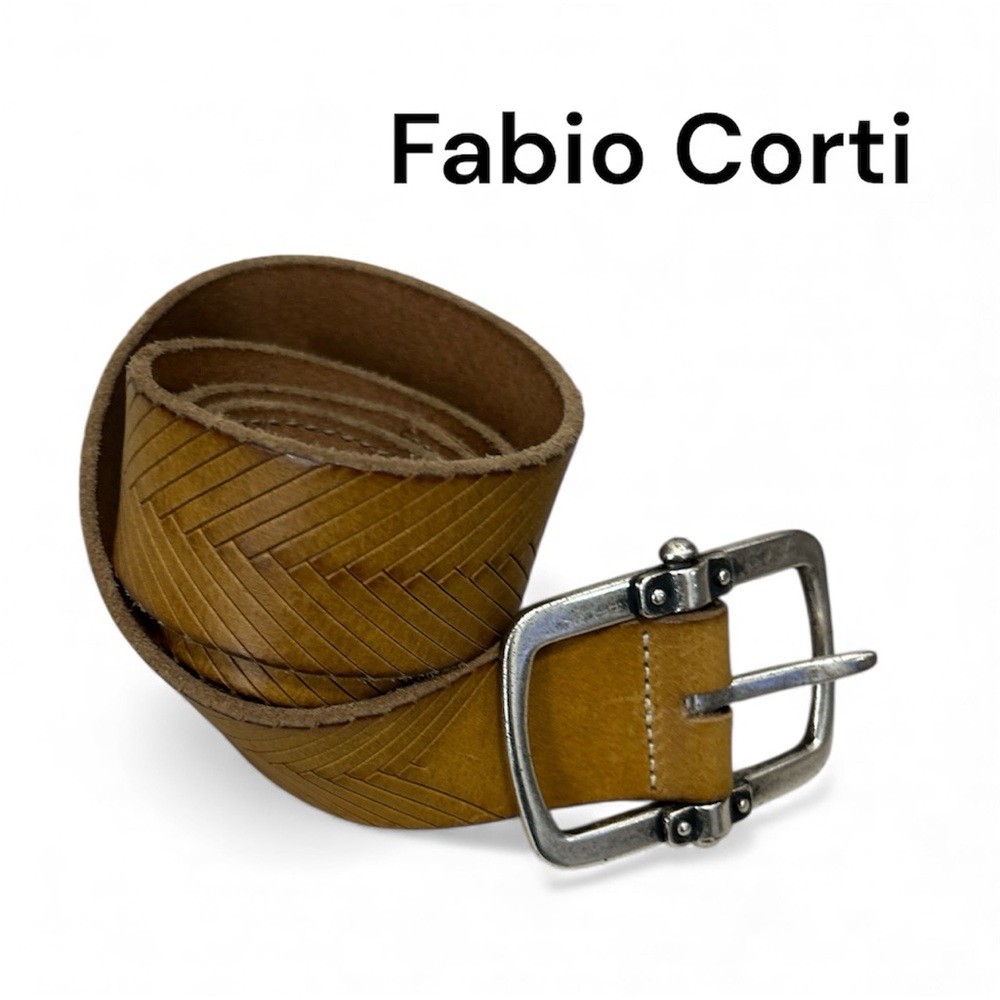 Fabio Corti Leather Belt
